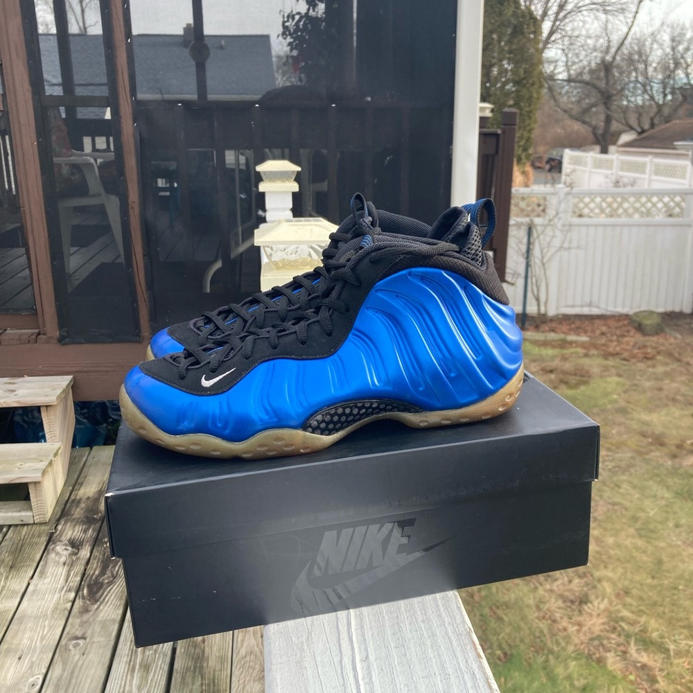 Nike Foamposite One PRM International Blue Size 10 mens